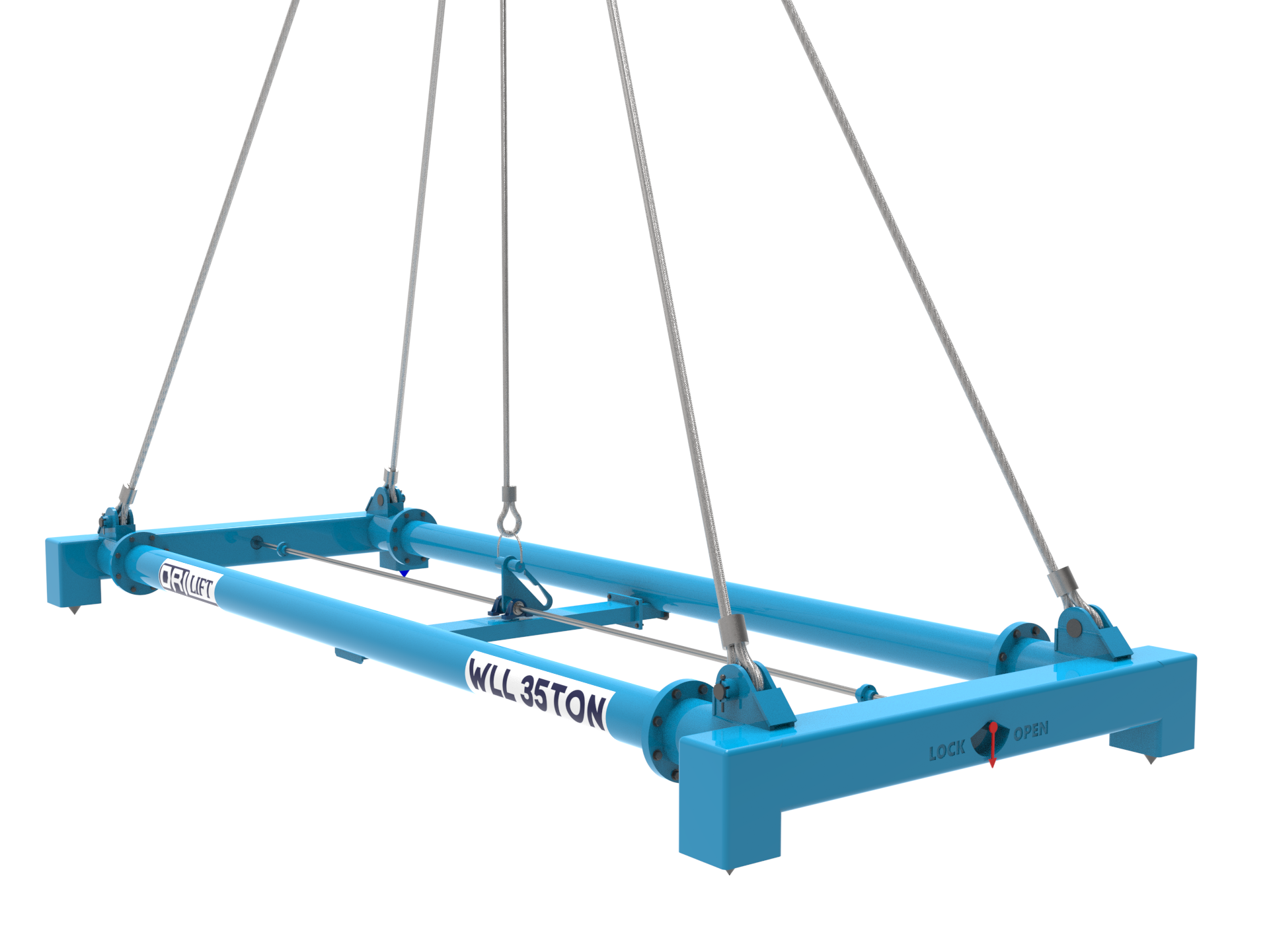 Semi-Auto Spreader bar container