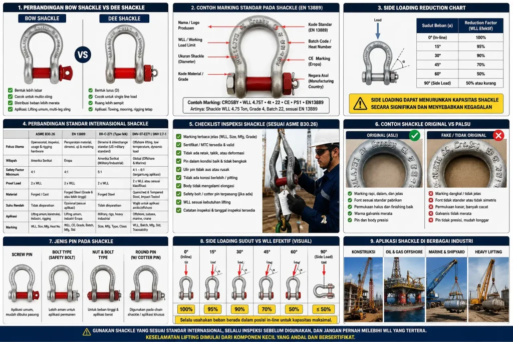 Standard international untuk shackle